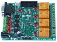Development board for ADuC7020 ARM7 microcontroller